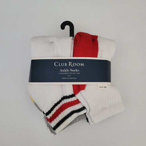 Club Room Men's Ankle Socks - 8 Pack - Picture 2 of 3